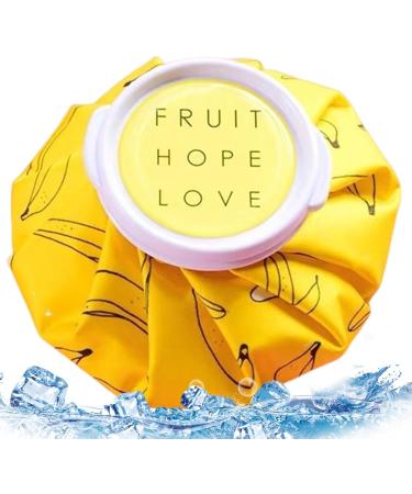 Shakven Ice Bags Reusable | Cute Hot Water Bag - Easy To Carry Leakproof Physical Hot Cold Packs for Injuries Ice Bag for Body Aches Yellow - Buy Online on GoSupps.com