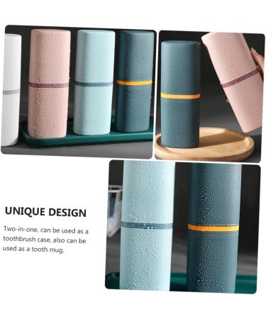 Minkissy Raccoon Toothbrush Holder - 2 Piece Toothbrush Storage Case 19.8x7.2cm - Cute & Functional Toothbrush Cups for International Shipping - Buy Online on GoSupps.com