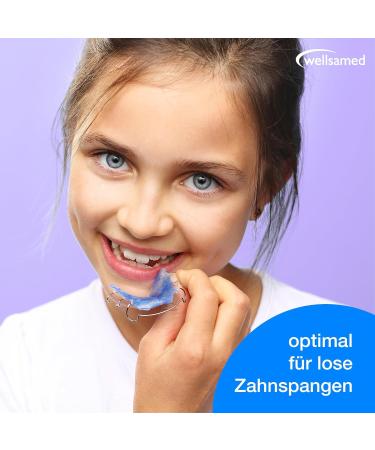 Wellsamed KFO Splint Box Green Line - 100% Recycled Orange Storage for Dental Braces & Splints | Eco-Friendly eCommerce - Buy Online on GoSupps.com
