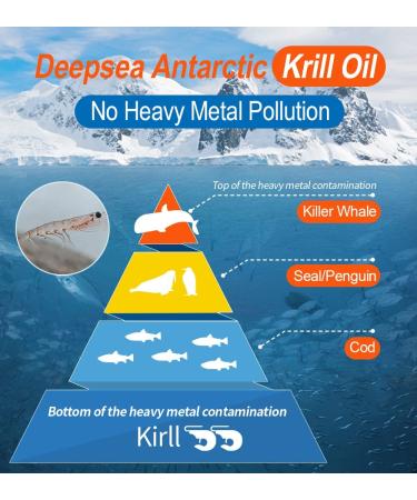 Antarctic Krill Oil Supplement with Astaxanthin 500mg Softgel Capsules | Omega 3 EPA DHA Fish Oil | Cardiovascular Brain Joint Eye Health | High Absorption Burpless | 90 Count - Buy Online on GoSupps.com