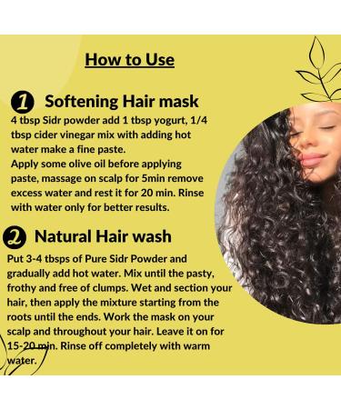 Mi Nature Sidr Powder 227g (8oz) - Natural Hair Conditioner, Cleanser with Mucilages & Saponins - Buy Online on GoSupps.com