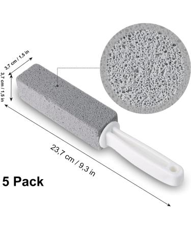 5-Pack Pumice Stone Cleaning Block with Handle - Effective Toilet Kitchen & Pool Stain Remover - Buy Online on GoSupps.com