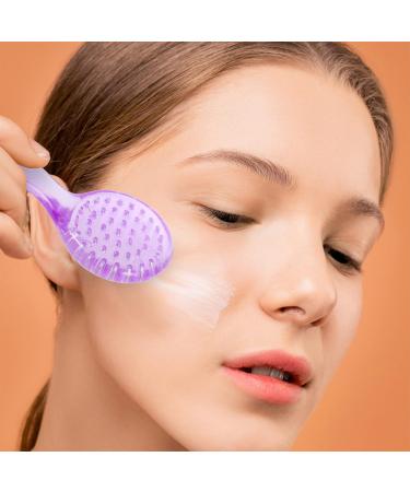 Shop Lurrose 6pcs Plastic Cleaner Brushes - Perfect for Nails Face & Pedicure | Acrylic Pink & Blue Cleaning Tools - Buy Online on GoSupps.com