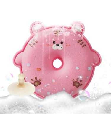 Bath Shower Sponge - Sponge Shower Ball for Children | Honeycomb Design Bathing Accessories for Travel Hotel Bathroom Home and Dormitory Pink - Buy Online on GoSupps.com