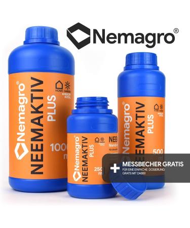 Nemagro Neemactive - Neem Oil with Emulsifier Rimulgan 500ml | Premium Neem Oil for Plants & Natural Pest Control - Buy Online on GoSupps.com
