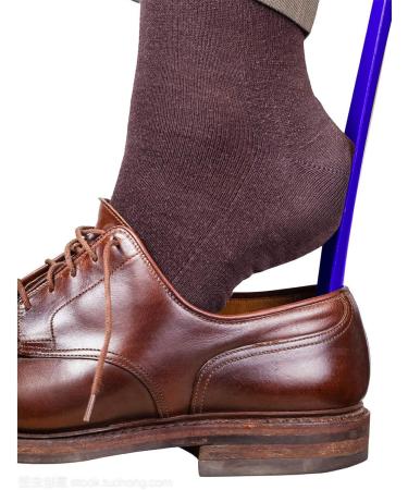 Ginkgo Long Handled Shoe Horn in Blue | Easy Shoe Horn for Comfort and Convenience - Buy Online on GoSupps.com
