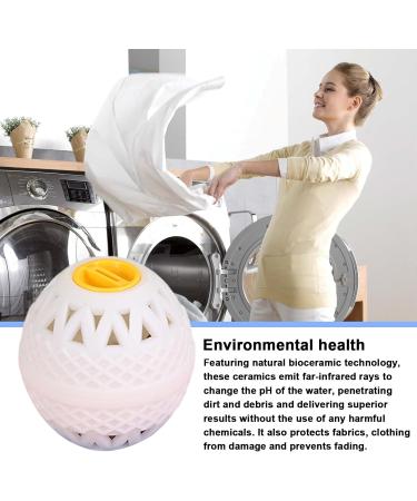 Washing Machine Lint Removal Balls Ceramic Beads Laundry Ball Reusable Anti Tangled Washer Dryer Balls Laundry Balls Detergent Alternative for Home Hotel RV White - Buy Online on GoSupps.com