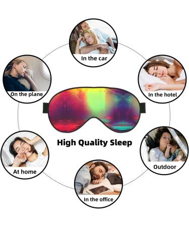 Dream Colorful Soft Sleep Eye Mask Female Breathable Eye Patch Perfect for Travel and Relaxation - Buy Online on GoSupps.com