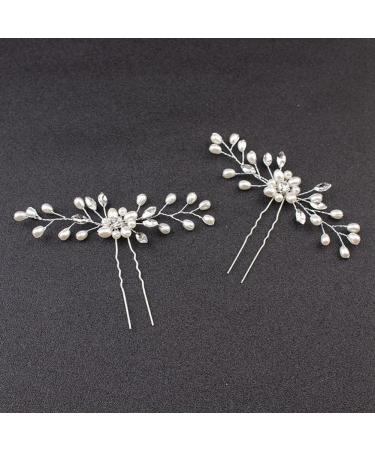 ZHIZAIHU 6 Pieces Crystal Wedding Hair Combs Hair Accessories for Girls - Buy Online on GoSupps.com