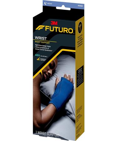 Futuro Night Wrist Support - Nighttime Relief for Carpal Tunnel Symptoms - Breathable, One Size - Buy Online on GoSupps.com