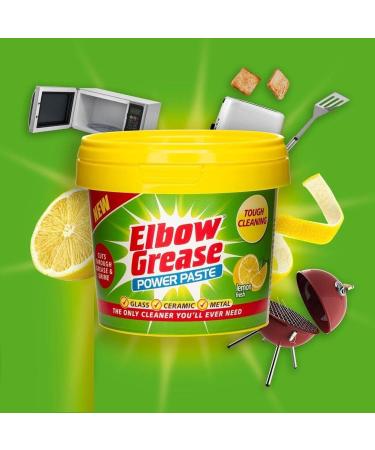 Elbow Grease All Purpose Power Paste 350 G Powerful Cleaning Formula for Kitchen Bathroom Multi- Surfaces - with Degreaser Sponge Elbow Grease Power Paste + Sponge - Buy Online on GoSupps.com