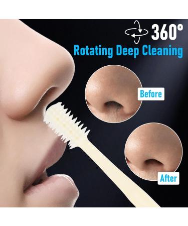 2024 Upgraded 2-in-1 Nasal Hair Cutter & Nostril Hair Remover Tool - Double Sided Nose Hair Trimmer for Men & Women | 360 Rotating Design | 3 Set - Buy Online on GoSupps.com