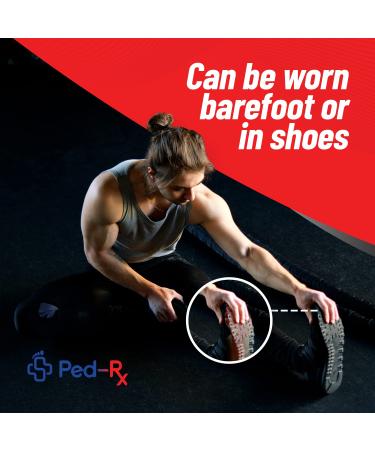 3 Pairs Ped-Rx Toe Separators - Toe Stretchers for Overlapping Toes, Crooked Toes, Hammer Toe, Bunions - Restore Natural Alignment - Universal Size - 6 Pieces (Black) - Buy Online on GoSupps.com