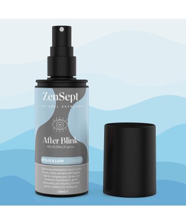 ZenSept Hypochlorous Acid Eyelid Cleanser 100ml - Preservative-Free, Alcohol-Free, pH Neutral, Gentle Lash Cleanser for Anti-Dryness - Buy Online on GoSupps.com