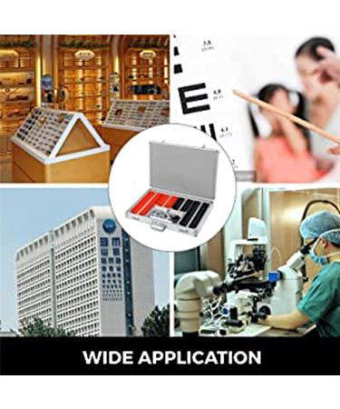 Buy EAYH 266-Part Optical Test Lens Set | Adjustable Test Frame & Eye Protection | Ophthalmological Test Case Lenses with Aluminum Storage Case - International Shipping - Buy Online on GoSupps.com