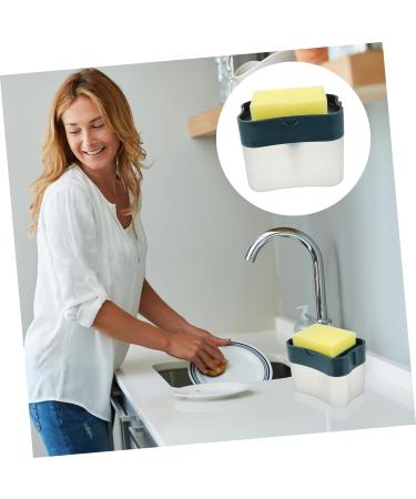 Ciieeo 1 Set Push Soap Dispenser Washing Soap Dispenser Hand Wash Dispenser Dishwashing Soap Holder Dishwasher Liquid Dispenser Soap Dispenser for Kitchen Sponge Dish Soap Abs - Buy Online on GoSupps.com