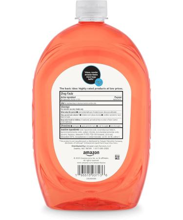 Amazon Basics Liquid Hand Soap Refill Light Moisturizing Triclosan-Free Citrus 50 Fl Oz (Previously Solimo) (Pack of 4) orange-pink 50 Fl Oz (Pack of 4) - Buy Online on GoSupps.com
