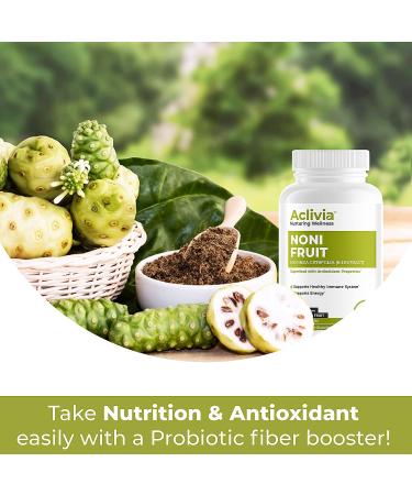 Aclivia Noni Fruit Capsules - 4000mg Immune Support & Antioxidant Superfood Supplement - Buy Online on GoSupps.com
