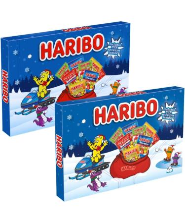 2 x Christmas Selection Box 182g - Haribo's Selection Box - Christmas Sweet Treats For Kids and Adult - Buy Online on GoSupps.com
