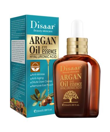 Argan Oil Eye Essence Hyaluronic Acid Anti-Wrinkle Anti-Aging Remove Eyes Pouch 25ml/0.88fl.oz