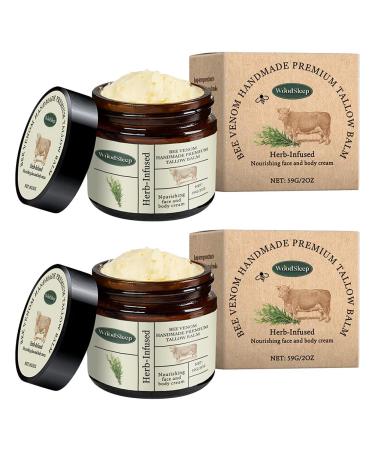 Kexpery Beef Tallow Face and Body Care Cream Honey Balm Deep Hydration Soft and Radiant Skin