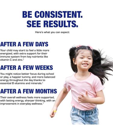 25-in-1 Kids Chewable Multivitamin - Clinically Formulated Kids Multivitamin with Iron Magnesium Vitamins A B Complex C D E Antioxidant Rich Fruit Extracts & More - Made in The USA - 1 Month Supply - Buy Online on GoSupps.com