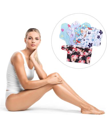 6Pcs Washable Aunt Towel Reusable Panty Liners - Menstrual Napkins for Women - Nursing Mat for Absorbency - Buy Online on GoSupps.com
