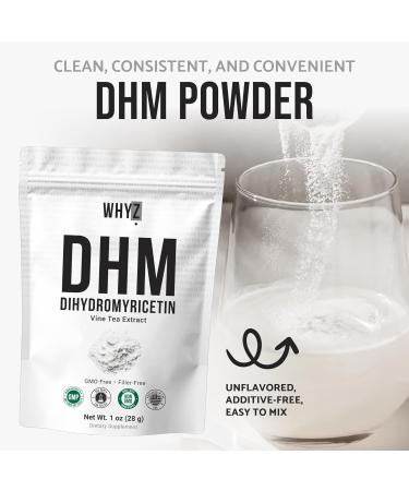 Dihydromyricetin Powder 28g 100% Pure DHM Supplements Liver Support Hydration & Body Replenishment Premium Quality DHM Supplement for Wellness 80 Servings - Buy Online on GoSupps.com