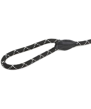 Julius-K9 20200-IDC Round Lead Leash 12mm x 2m - Black Fluorescent with Zamak Carabiner | International Shipping - Buy Online on GoSupps.com