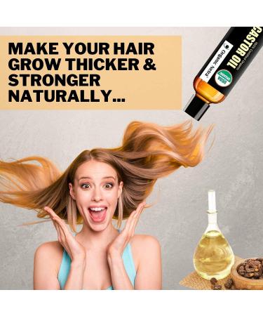 Organic Netra Castor Oil for Skin and Hair Softening Smoothening & Moisturizing Skin Hair and Eyelashes Repairs Splitends and Reduces Dandruff 250ml - Buy Online on GoSupps.com