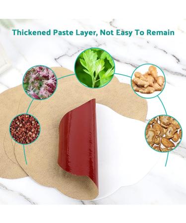 Zhilianzhao Natural Navel Patch - Quick Slimming & Pain Relief Comfortable & Breathable Anti-Allergic Wormwood Paste (10 Pieces) - Buy Online on GoSupps.com