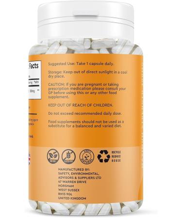 High Strength Ubiquinone Coenzyme Q10 300mg Capsules - 4 Months Supply | Vegan-Friendly & High Absorption CoQ10 Supplement - Buy Online on GoSupps.com