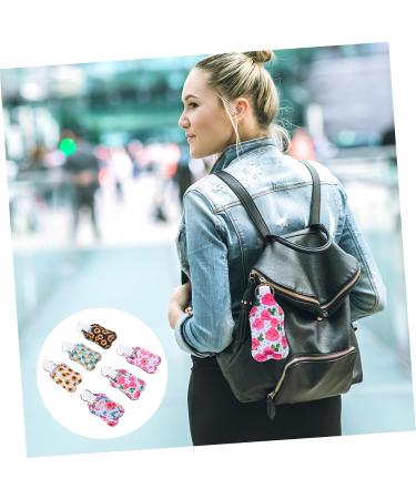 DOITOOL 6 Sets Little Bottle Hand Sleeve Set Container Empty Bottle Travel Bottle Portable with Cover Filling Key Chain - Buy Online on GoSupps.com