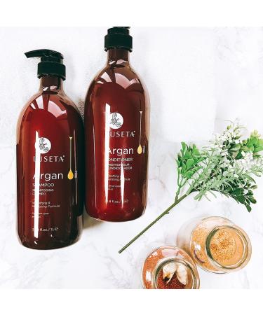 Luseta Argan Oil Moisture & Repair Shampoo & Conditioner Set - 2x33.8oz | International Shipping Available - Buy Online on GoSupps.com