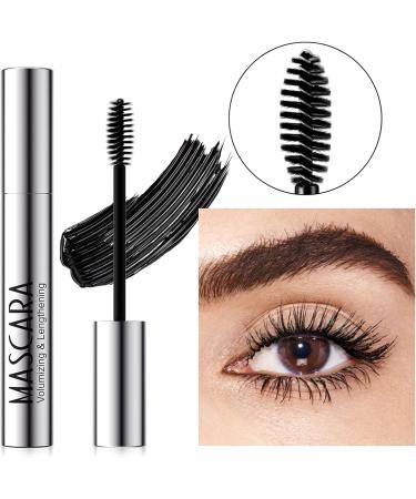 Thickening & Volumizing Mascara Waterproof & Sweatproof Tubing Mascara for Volume and Length Unique Brush Design Clump-Free Application Long-Lasting Curl and Fullness Smooth Fiber Cream Formula - Buy Online on GoSupps.com