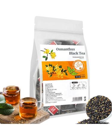 VZXATYOP VZXATYOP Osmanthus Black Tea - Loose Leaf Natural Black Tea - With Osmanthus - Warms the stomach - Reduces blood fat levels - Promotes overall health (1 sachet)