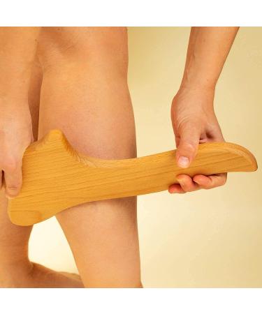 Mr. Woodware Professional Wood Paddle for Lymphatic Drainage & Anti-Cellulite Massage - 33.5 x 16.3 cm GUA-SHA Tool for Soft Tissue Therapy - Recommended by Professionals - Buy Online on GoSupps.com