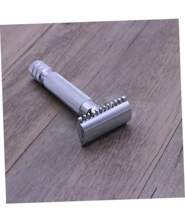 Minkissy Men's Safe Double Razor - Premium Wood & Steel Face Razor for Smooth Shaving - Buy Online on GoSupps.com