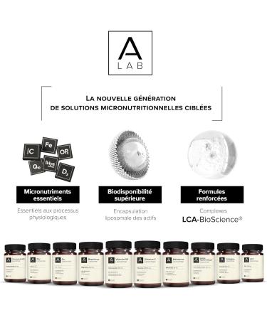 A-LAB Liposomal Vitamin D3 2000 IU - Enhanced Assimilation - Natural Defenses Immunity Muscular Supplement - 60 Capsules 60 Days Taken - Made in France - Buy Online on GoSupps.com