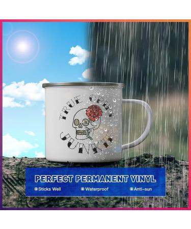 HTVRONT Red Permanent Vinyl Roll - 12x11 FT Adhesive for Cricut, Silhouette, Signs & Crafts - Glossy Red Vinyl - Buy Online on GoSupps.com