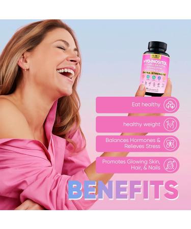 WGYPEU Cortisol & Myo-Inositol Supplement Bundle, Stress Support & Metabolic Health, 60 & 90 Veggie Capsules with Cortisol, Myo-Inositol, Collagen & Extra Strength Ingredients - Buy Online on GoSupps.com
