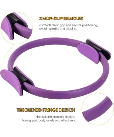 Buy Pilates Yoga Ring - Resistance Ring for Home Fitness & Core Training | Violet Magic Circle for Yoga & Gymnastics - Buy Online on GoSupps.com