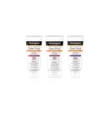 Buy Neutrogena Clear Face Liquid Sunscreen SPF 30 - Acne-Prone Skin Oil-Free & Non-Comedogenic | International Shipping Available - Buy Online on GoSupps.com