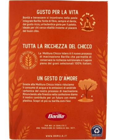  Italian Gourmet E.R. Pack of 10 Barilla Tortiglioni Integrali whole wheat pasta - Italian noodles - 500g - Gourmet Italian Polpa - 400g - Buy Online on GoSupps.com