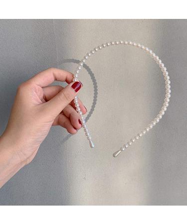 Yucool 4 Pearl Hair Ties | Elegant Pearl Hair Accessories for Weddings Parties & Gifts - 8 Pack - Buy Online on GoSupps.com