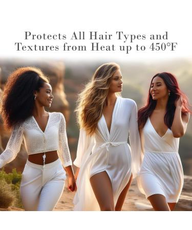 VoC Thermal Protection Haircare Spray | Natural Heat Protectant for Hair | Memory Retention Anti-Frizz Non-Toxic Cruelty-Free Vegan (8.5 oz | 250 ml) - Buy Online on GoSupps.com