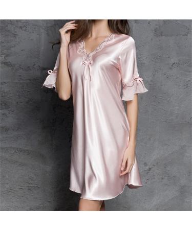 Shop RioU Families Christmas Sweater Set: Women's Satin Nightgown & Lace Sleep Dress - Perfect Holiday Sleepwear - Buy Online on GoSupps.com