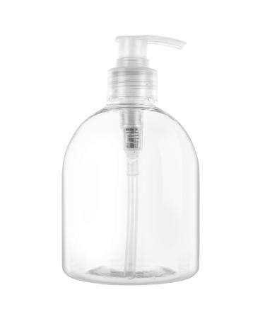 Pump Bottle 16oz Lotion Dispenser for Soap, Shampoo, Dishwashing Liquid, Oil, Cleaning Solutions and Cosmetics - Leak-Free | BPA-Free | Refillable (Plastic) (1)