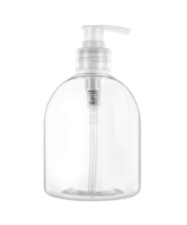 Pump Bottle 16oz Lotion Dispenser for Soap, Shampoo, Dishwashing Liquid, Oil, Cleaning Solutions and Cosmetics - Leak-Free | BPA-Free | Refillable (Plastic) (1)