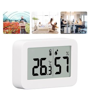 Buy Thermometer Hygrometer with LCD Display | Real-Time Temperature & Humidity Monitor | -9.9 to 60 Range | Mini Measuring Device for Home & Office - Buy Online on GoSupps.com